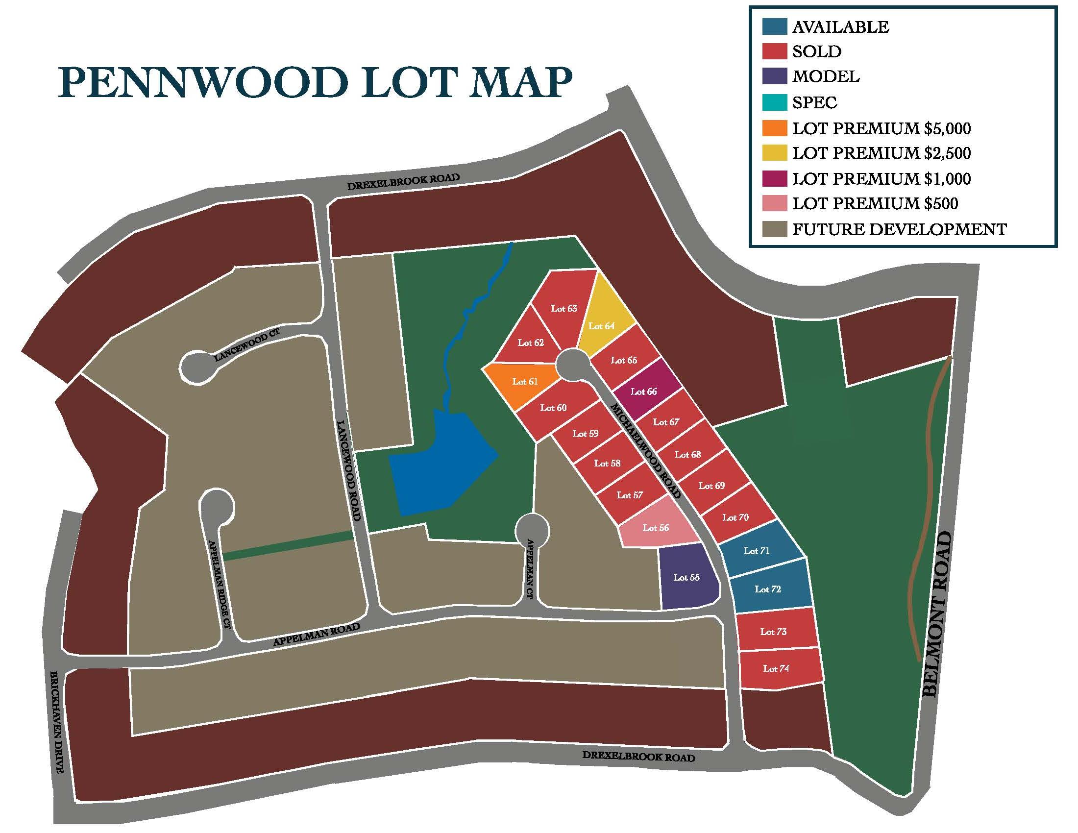 Pennwood Estates Section 1 Almost Sold Out Shurm Homes